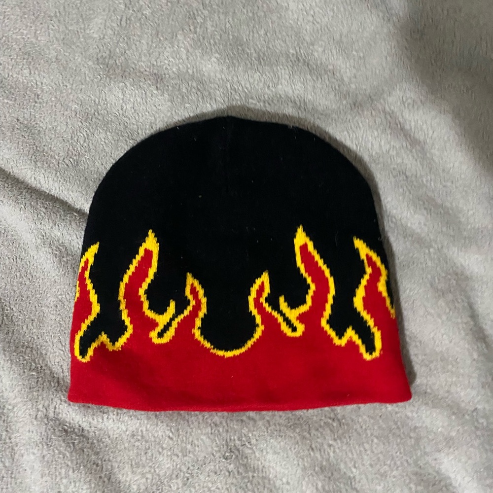 Flame Beanie Fire Cap